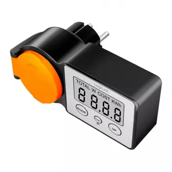 LogiLink energijos sąnaudų matuoklis lauke, IP44 atsparus purslams, 16A, 3680W, Schuko, LCD