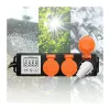 LogiLink Energijos sąnaudų matuoklis su 3 lauko lizdais, IP44, Schuko, 3680 W