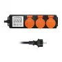 LogiLink Energijos sąnaudų matuoklis su 3 lauko lizdais, IP44, Schuko, 3680 W