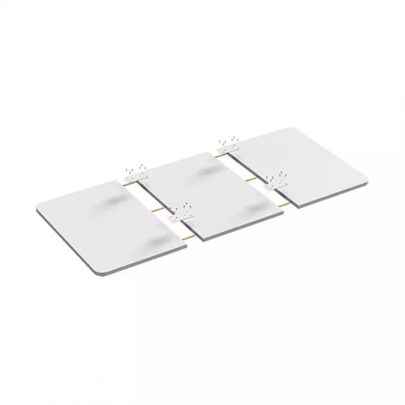 LOGILINK EO0038 Stalviršis, 3 dalių, 1200x600mm, baltas
