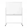 LogiLink EO0064 Mobilus dvipusis sauso trynimo rašymo ekranas, magnetinis plienas, aliuminio rėmas, 120x80 cm, baltas/sidabrinis