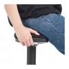 LOGILINK EO0071 Ergonominė aukščio reguliavimo svyruojanti kėdė, oranžinė – 120 kg talpa, dujinė spyruoklė