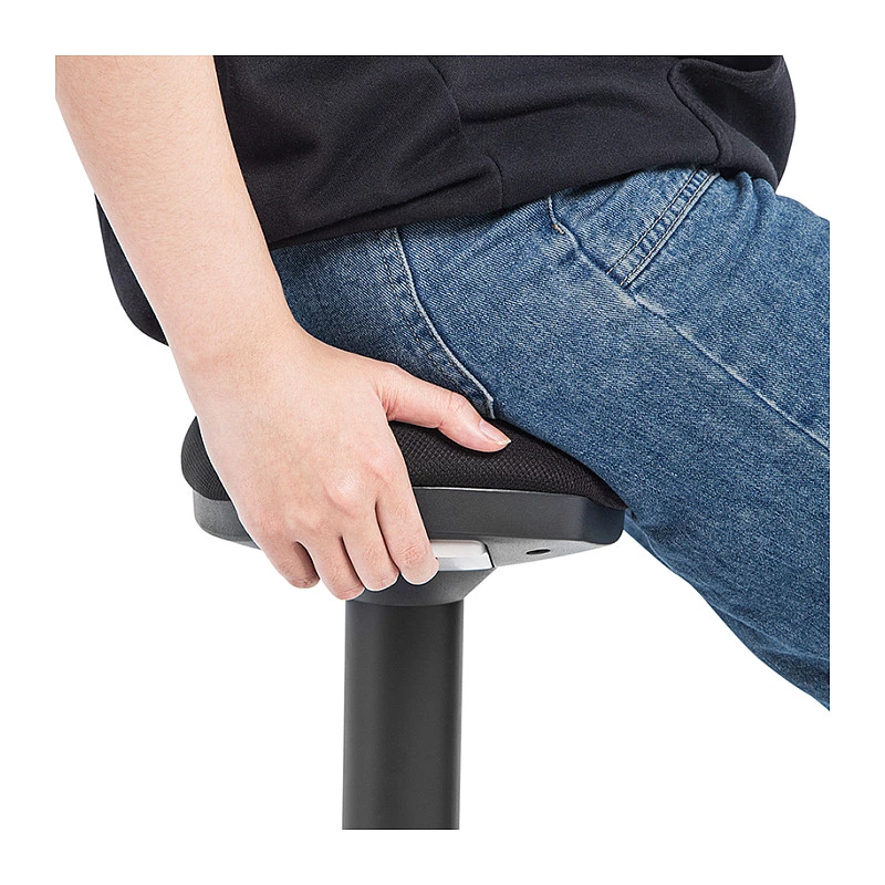 LOGILINK EO0071 Ergonominė aukščio reguliavimo svyruojanti kėdė, oranžinė – 120 kg talpa, dujinė spyruoklė