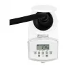 LOGILINK ET0008 lauko skaitmeninis laikmatis - IP44, 10 ON/OFF programų, 16A/3680W, Schuko (F tipas), juoda/pilka
