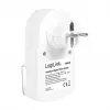 LOGILINK ET0008 lauko skaitmeninis laikmatis - IP44, 10 ON/OFF programų, 16A/3680W, Schuko (F tipas), juoda/pilka