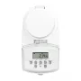 LOGILINK ET0008 lauko skaitmeninis laikmatis - IP44, 10 ON/OFF programų, 16A/3680W, Schuko (F tipas), juoda/pilka