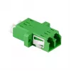 LogiLink FA02LC6 šviesolaidinis adapteris LC Duplex – flanšinis montavimas, žalias (12 vnt. pakuotė)