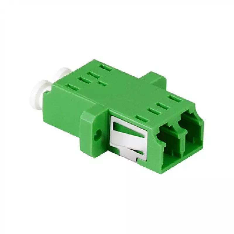 LogiLink FA02LC6 šviesolaidinis adapteris LC Duplex – flanšinis montavimas, žalias (12 vnt. pakuotė)