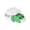 LogiLink FA03LC5 LC Duplex šviesolaidžio adapteris, be flanšo, žalias – 12 vnt.