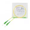 LogiLink šviesolaidinis jungiamasis kabelis – simplex, OS2 SM G.657.A2, SC/APC į SC/APC, 1 m, geltonas