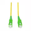 LogiLink šviesolaidinis jungiamasis kabelis – simplex, OS2 SM G.657.A2, SC/APC į SC/APC, 1 m, geltonas