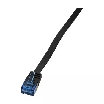LogiLink plokščias Cat.5e U/UTP kabelis, RJ45, 20 m, juodas