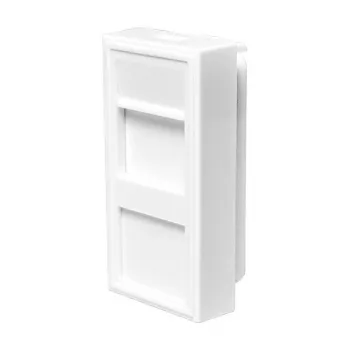 LOGILINK prancūziško standarto rozetės modulinis įdėklas 22,5x45 mm, baltas