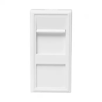 LOGILINK prancūziško standarto rozetės modulinis įdėklas 22,5x45 mm, baltas