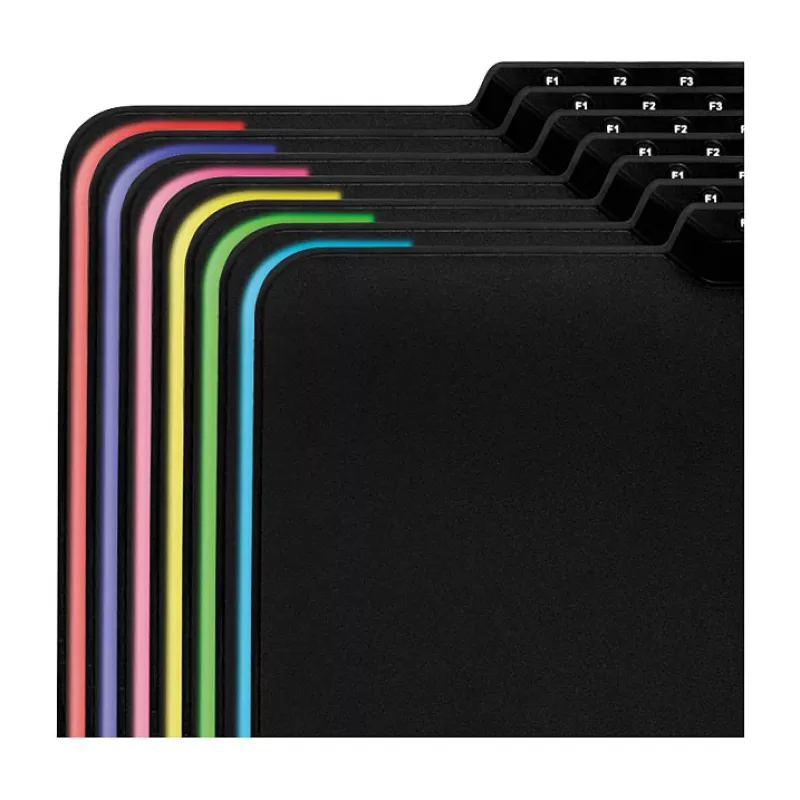 LogiLink ID0155 RGB Gaming Mouse Pad – Silicone Surface, Anti-Slip Rubber Base, USB-A Powered, 36x26cm, Juodas