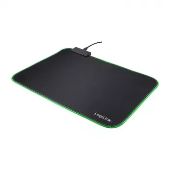 LOGILINK ID0183 Gaming Mouse Pad su RGB LED, 350x260mm, 3mm minkštas, juodas