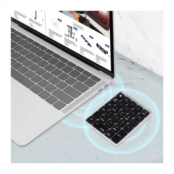 LogiLink ID0212 belaidė skaitinė klaviatūra, 28 klavišai, Bluetooth 5.0, Space Grey
