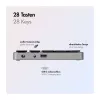 LogiLink ID0212 belaidė skaitinė klaviatūra, 28 klavišai, Bluetooth 5.0, Space Grey