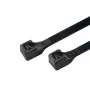 LogiLink KAB0001B Standartiniai kabelių raiščiai, 10 cm, juodi, nailoniniai, pakuotė po 100 vnt.