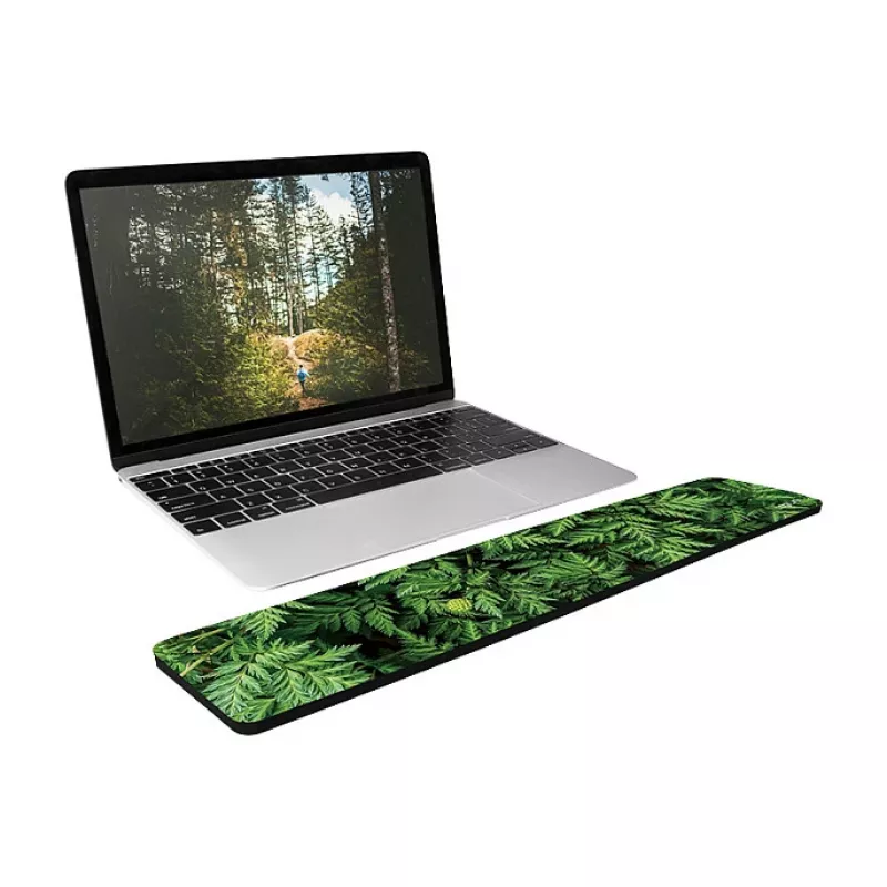 LogiLink klaviatūros riešo pagalvėlė, ilga - ergonomiškas atminties putų riešo atramas pilno dydžio klaviatūroms, neslystantis pagrindas, juoda