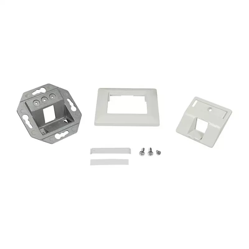 LogiLink Keystone dangtelis 45° vienam moduliui, grynai baltas