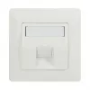 LogiLink Keystone dangtelis 45° vienam moduliui, grynai baltas