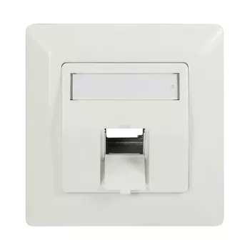 LogiLink Keystone dangtelis 45° vienam moduliui, grynai baltas