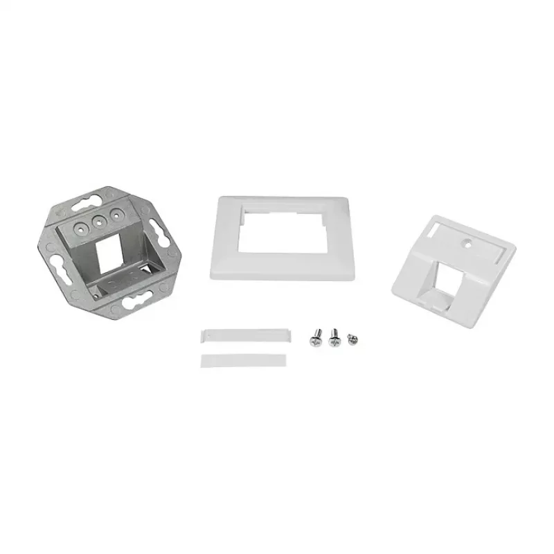 LogiLink Keystone Faceplate 45° 1 moduliui, signalinė balta