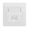 LogiLink Keystone Faceplate 45° 1 moduliui, signalinė balta