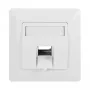 LogiLink Keystone Faceplate 45° 1 moduliui, signalinė balta