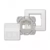LogiLink Keystone dangtelis 2 moduliams, išsikišęs, UP/50, balta