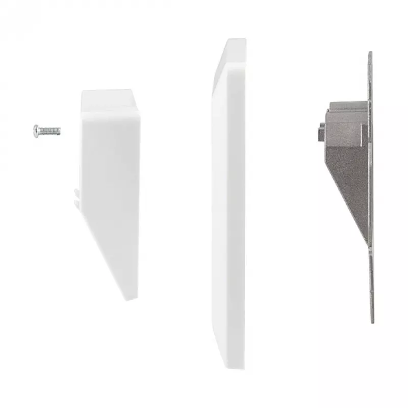 LogiLink Keystone dangtelis 2 moduliams, išsikišęs, UP/50, balta