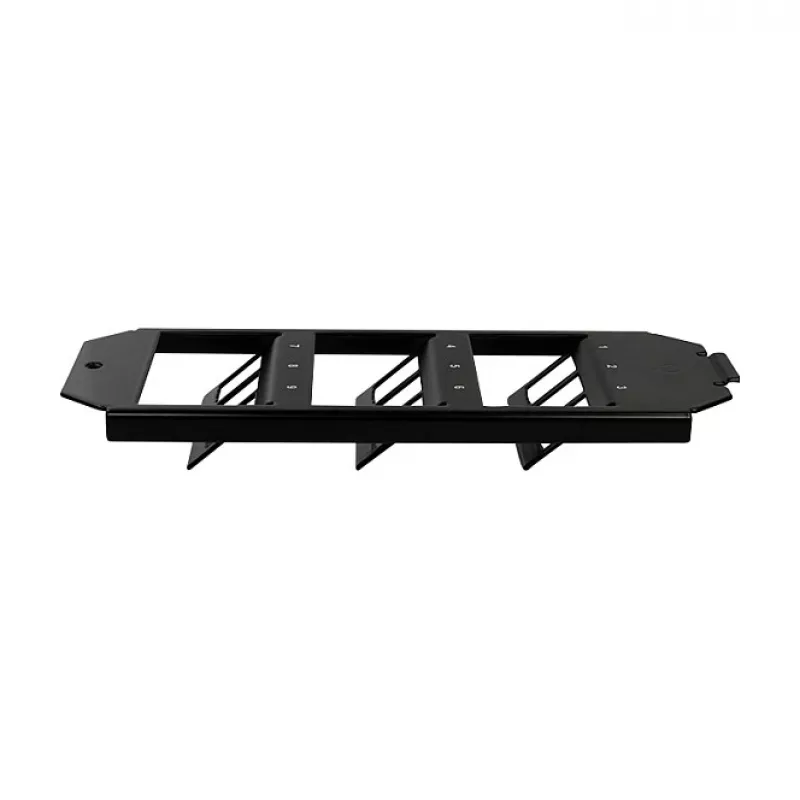 Logilink Keystone grindų dėžutės įdėklas 3 x 3 Keystone moduliams, juodas