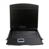 LOGILINK LC902GE KVM Console su 19 colių LCD ekranu, VGA, vokiška klaviatūros išdėstymu