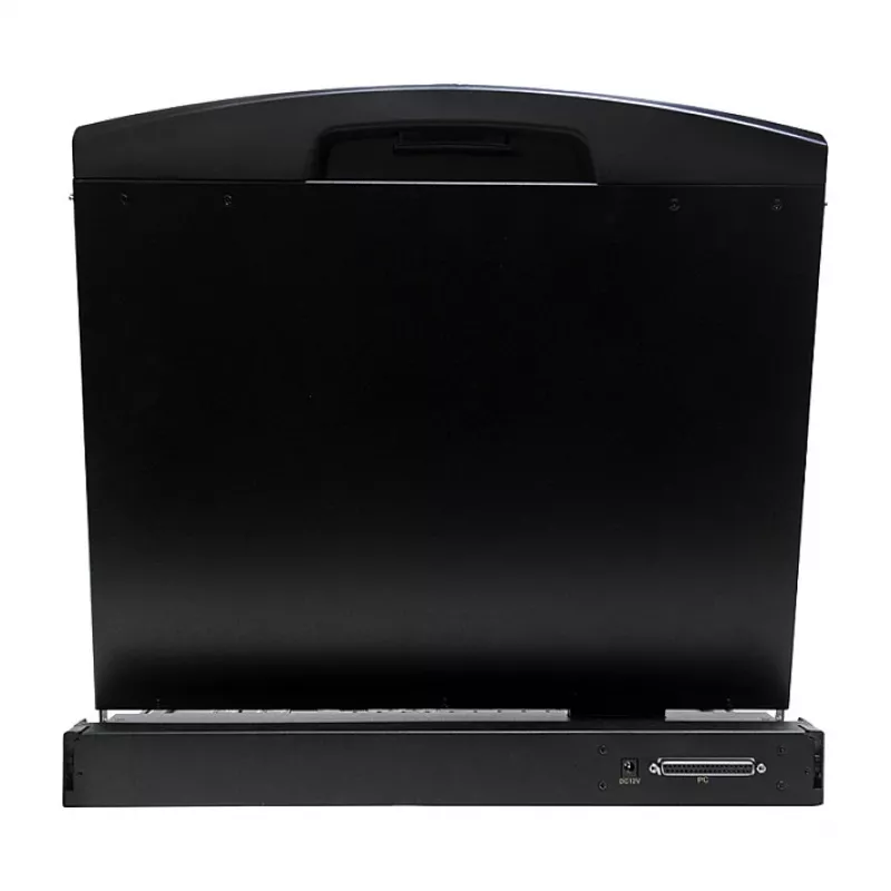 LOGILINK LC902GE KVM Console su 19 colių LCD ekranu, VGA, vokiška klaviatūros išdėstymu