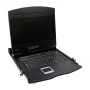 LOGILINK LC902GE KVM Console su 19 colių LCD ekranu, VGA, vokiška klaviatūros išdėstymu