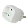 LogiLink LPS218 Euro kištukinis adapteris su 2 lizdais, baltas