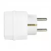 LogiLink LPS221 Schuko į 2x Euro + 1x apsauginį lizdą adapteris, baltas, 16 A, 250 V, 3680 W, apsauga nuo vaikų