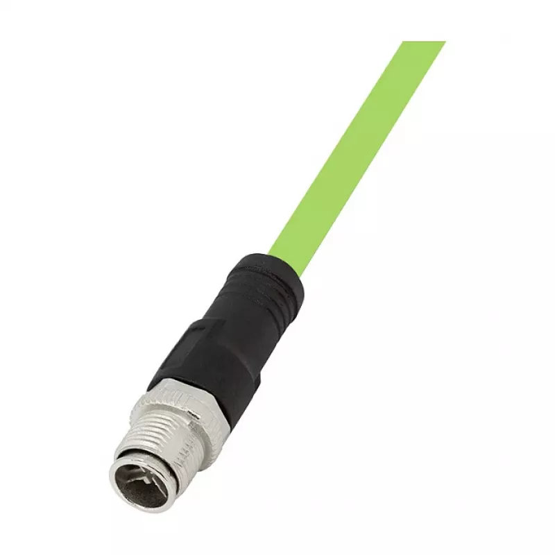 LogiLink M12 CAT6A pramoninis jungiamasis kabelis, PUR, M12 X-koduotas į RJ45, 1,5 m