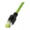 LogiLink M12 CAT6A pramoninis jungiamasis kabelis, PUR, M12 X-koduotas į RJ45, 1,5 m
