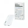 Logilink mobilusis maitinimo bankas, LiPo, 10000 mAh, USB-C įėjimas/išėjimas, baltas
