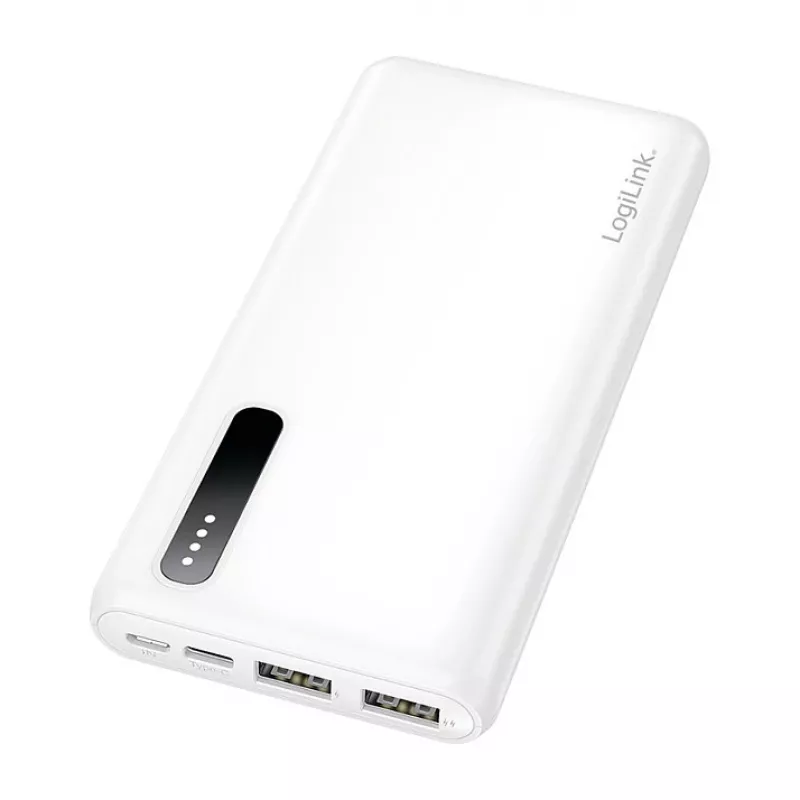Logilink mobilusis maitinimo bankas, LiPo, 8000 mAh, baltas