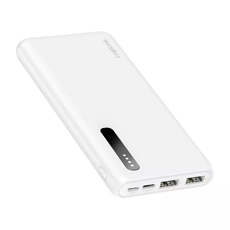 Logilink mobilusis maitinimo bankas, LiPo, 8000 mAh, baltas