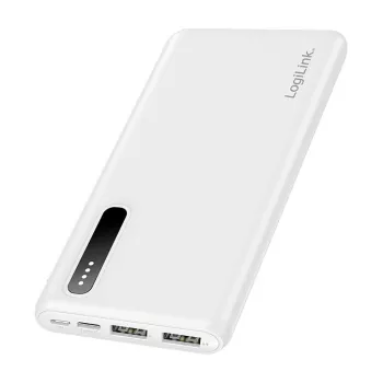 Logilink mobilusis maitinimo bankas, LiPo, 8000 mAh, baltas