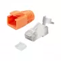 LogiLink modulinis kištukas RJ45 Cat.6A STP prakišamas, 10 vnt.