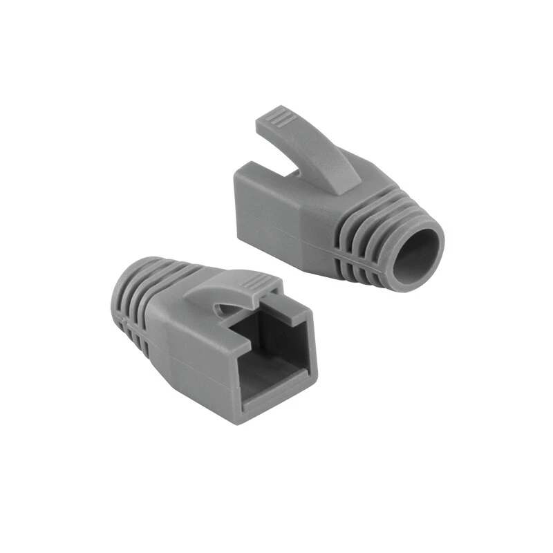 LogiLink MP0035 RJ45 įtempimo mažinimo gaubteliai, pilki, 50 vnt.