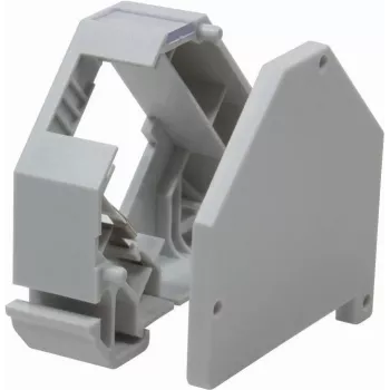 LogiLink MP0053 DIN bėgio adapteris 1x RJ45 Keystone moduliui, plastikinis, baltas