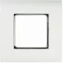 LogiLink NF0002 Įleidžiama sieninė dėžutė 80x80 mm su 45x45 mm išpjova, Gryna balta, Prancūziška sistema