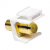 LogiLink NK0026 Keystone RCA moteriška į F moterišką sujungimo modulis, geltonas