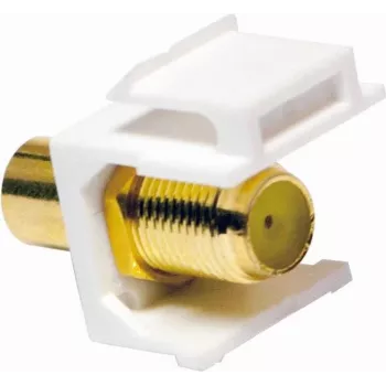 LogiLink NK0026 RCA moteriškas į F tipo moterišką adapteris, geltonas